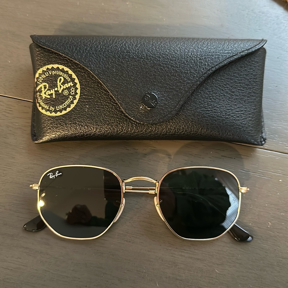 RayBan Hexagonal Flat Lenses